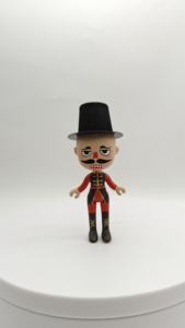 Noël traditionnel PVC casse-noisette soldat figurine de table de fête pièce maîtresse et mini dessin animé jouet collectionneur coffret cadeau - Product Image 2