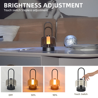 2025 nouveau produit moderne extérieur lumière chaude Rechargeable sans fil Portable Table tactile lampe lanterne