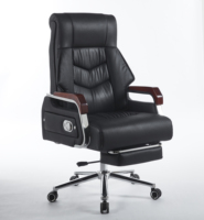 Chaise pivotante en maille de luxe haut de gamme, robuste, avec repose-pieds