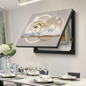 Boîte à compteur électrique moderne, interrupteur d'alimentation, cache-mur, décoration murale, peinture <span class=keywords><strong>pour</strong></span> salon, art mural simple à suspendre, peinture murale - Product Image 4