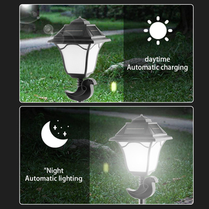 Lampada Solare da Giardino Super Luminosa IP65 Impermeabile Resistente al Calore e alla Neve <span class=keywords><strong>per</strong></span> Decorazione Esterna di Patio e Giardino - Product Image 3