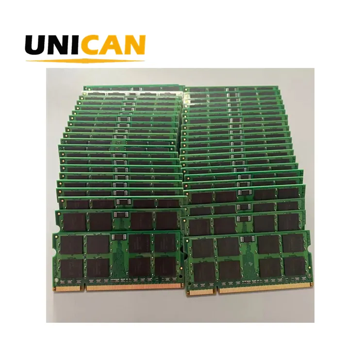 Unican लैपटॉप रैम 1GB 2GB 4GB DDR2 Sodimm PC2-5300 667MHZ गैर ECC Unbuffered मेमोरी मॉड्यूल