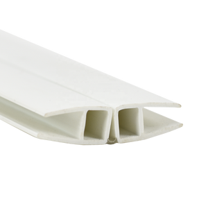 Profilé en PVC coextrudé pour présentoir de panneaux de verre, marque <span class=keywords><strong>Gesu</strong></span>, modèle GS-016, certifié ISO, découpe experte - Product Image 1