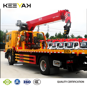 <span class=keywords><strong>Precio</strong></span> de Fábrica, Camión de Remolque Dongfeng 4x2 de 5 Toneladas, Camión de <span class=keywords><strong>Plataforma</strong></span> <span class=keywords><strong>con</strong></span> Grúa, 6 Ruedas, Cabina Sencilla, Camión de Asistencia en Carretera - Product Image 6