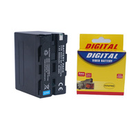Batería NP-F970 de Precio de Fábrica, 7.4V 6600mAh, Batería Recargable de Iones de Litio NP-F960 para Cámaras Digitales Sony
