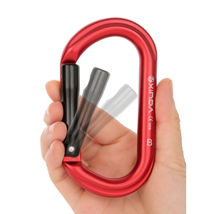 คาราบิเนอร์ชนิด Xinda O ขนาด 11.6x6 ซม. อลูมิเนียมอัลลอยด์ พร้อมตัวล็อคแบบปลดเร็ว อุปกรณ์ปีนเขาสำหรับกิจกรรมกลางแจ้ง - Product Image 2