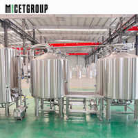 Système de brassage de bière en acier inoxydable de 500 L, équipement de brasserie pour microbrasserie, pub, hôtel, usage commercial, 304 316L