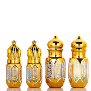 3ml 6ml Bouteille vide en verre Attar Bouteilles <span class=keywords><strong>de</strong></span> parfum et d'huile essentielle <span class=keywords><strong>de</strong></span> style arabe <span class=keywords><strong>de</strong></span> Dubaï pour le sérum <span class=keywords><strong>de</strong></span> soin <span class=keywords><strong>de</strong></span> la peau - Product Image 1
