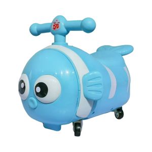 Lindo coche de juguete de plástico de 4 ruedas para niños, tobogán oscilante para interiores y exteriores para pies de bebé de 1 a 4 años - Product Image 2