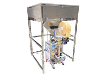 Machine d'emballage verticale automatique de qualité alimentaire avec scellage arrière, remplissage de film plastique, pesage de précision pour café en poudre, sachets de thé, snacks, PLC