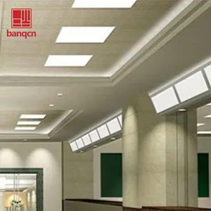 Banqcn Flat Backlit Anti-glare Panel Light White 20w 30w 40w 50w Ceiling Mount Square Slim Recessed Led Panel Light