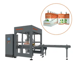Factory Direct Supply Case Packer Machine Automatic Top Load Case Packer Cartons Packaging Line