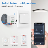 Modulo Interruttore Intelligente WiFi TUYA Mini 16A, Controllo Luce e Circuito, Compatibile con App Smart Life, Timer, Alexa e Google Home
