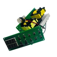 Contrôleur de transducteur ultrasonique 40 kHz avec affichage numérique, pièce de rechange pour lave-vaisselle ultrasonique 300 W, carte PCB
