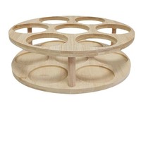 Organisateur de gobelets Stanley avec support rotatif Stockage de bouteilles d'eau en bois et métal pour armoires de cuisine Support de rangement pour tasses Stanley