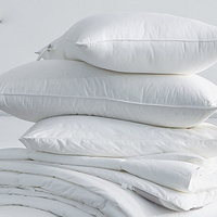 Couette en duvet de canard épaisse en coton 100% blanc, hôtel de luxe 5 étoiles