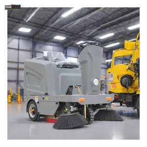 Industrieel Werk 4 Uur Veegbreedte 1250Mm Wegreiniging Elektrische Straatwiellader Veegmachine - Product Image 2