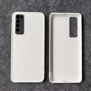 Custodia per telefono in vetro bianco con scanalatura per pc in tpu di colore personalizzato con pc bianco e lastra in acrilico trasparente o pc con stampa personalizzata per <span class=keywords><strong>huawei</strong></span> - Product Image 2