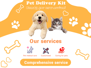 BLUENJOY nouveauté animaux brûler trousse de premiers soins chien chat sac race sac race sac - Product Image 2