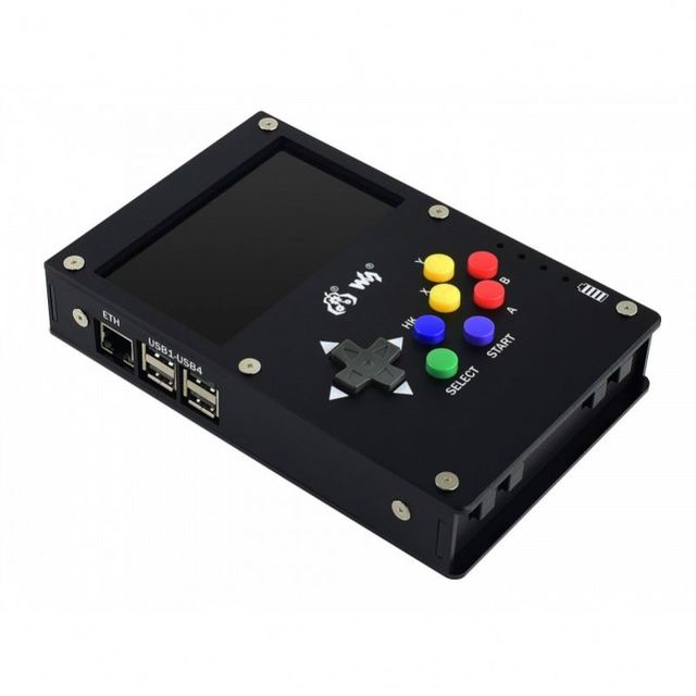 Waveshare GamePi43, Portable Video Game Console Based on Raspberry Pi