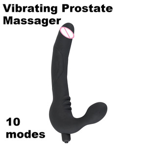 Vibratore Anale a 10 Velocità in Silicone, Alimentato a Batteria, per Donne, Stimolazione del Punto G, Silicone Morbido - Product Image 1