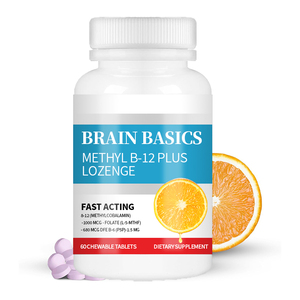 OEM Methyl B-12 cộng với Viên ngậm folate và vitamin B6 và B12 hỗ trợ Methyl hóa và mức độ sức khỏe viên nhai - Product Image 3