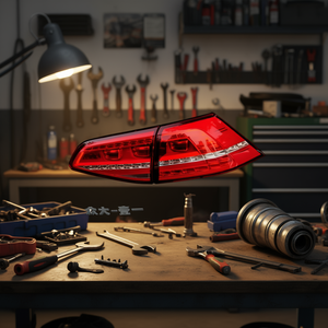 Luz Trasera LED Roja para Volkswagen Golf GTI 2015-2017, Lado Derecho, Modificación de Actualización, Nueva Iluminación Exterior de 12V, Modelo P0734 - Product Image 2