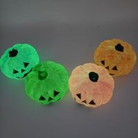 12 pièces/boîte Jouets Squishy Citrouille Lumineux et Brillants, Jouets Fidget Squishy Halloween à Rebond Lent en Maltose, Mystère Halloween