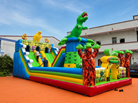 Château gonflable commercial pour parc d'attractions, événement de carnaval, fournisseur de châteaux gonflables