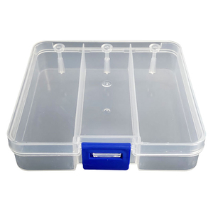 Cajas de Pesca Portátiles <span class=keywords><strong>Mini</strong></span> de PP Impermeables con 3 Compartimentos, Estuche de Almacenamiento Multifuncional para Señuelos, Anzuelos y Accesorios de Pesca, Venta al Por Mayor - Product Image 5