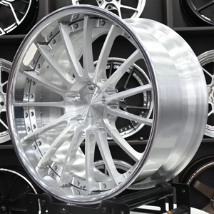 Rueda de Aleación de Aluminio Forjado de Alto Rendimiento en Plata Brillante para Autos, 5*120 5*114.3PCD para Autos de Pasajeros HRE, BMW, <span class=keywords><strong>Tesla</strong></span> Model 3 - Product Image 3