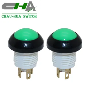 CHA 12mm waterproof push button C312W series switch 12v switch button hoist push button switch