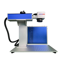 Max raycus jpt marqueur laser à fibre de bureau co2 galvo machine de marquage laser