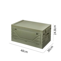 Boîte de rangement pliable grande taille YX, idéale pour le coffre de voiture, portable en PP, parfaite pour le camping et le stockage alimentaire en extérieur – Meilleure vente