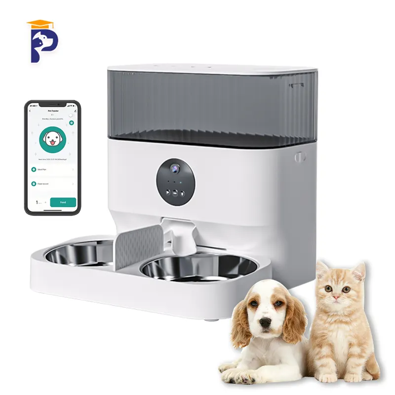 Pet feeders automatic cat feeders app control automatic pet feeder for large dogs