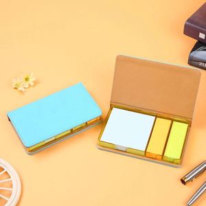 Custom Kraft Sticky Note Set Repositionable Adhesive <b>Memo</b> <b>Pads</b> for Office, School, Trade Shows and Gifts - Product Image 2