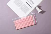 5-10 pièces étui à stylo sac-transparent en plastique pp matériaux stylo sac