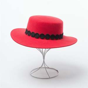 Sombrero de fieltro de lana X1234 de ala ancha unisex, transpirable, para iglesia, exteriores, moda casual, estilo sencillo, con cinta de encaje - Product Image 6