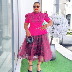 <span class=keywords><strong>2</strong></span> Delige Dames Set Dashiki Afrikaanse Kleding Zomer Mode <span class=keywords><strong>3</strong></span>/4 Mouw Top En Broek Pak High Street Lady Chic Afrikaanse Kleding - Product Image 2