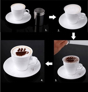 16 pz/set Cappuccino caffè decorazione Maker Art stencil <span class=keywords><strong>disegno</strong></span> modello strumenti - Product Image 4