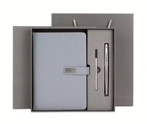 Business Gift Customized Logo Notepad Giveaways with Logo Office <b>Notebook</b> Gift <b>Set</b> Three-Piece <b>Set</b> with Pen <b>Notebook</b> <b>Set</b> Gift - Product Image 1