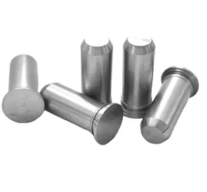 CNC machined Stainless steel galvanized Flat head Pressure riveting positioning pin by your drawings