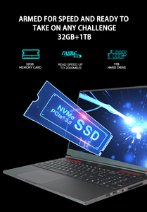 โน้ตบุ๊คเกมมิ่ง Rtx4060/4070/4080/4090 GTX1650 I7 I9 RAM 16 32 64 โน้ตบุ๊คเกมมิ่ง Meegopad I9 10885h 4gb Gddr5 Gtx1650 Ram - Product Image 4