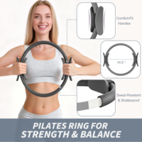 Kit de fitness personnalisé avec logo : ballon de yoga, anneau de Pilates, poids de cheville en silicone, bande d'étirement, bande de résistance, ensemble de Pilates pour femmes