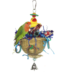 Pájaro forrajeo loro Juguete plástico pato bambú dedo cuna roer cadena Control remoto pájaro volador juguetes pájaro juguetes columpio - Product Image 3