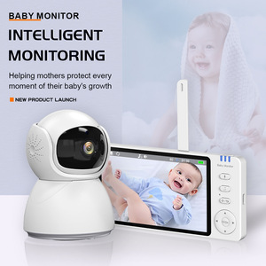 Monitor <span class=keywords><strong>de</strong></span> Bebé con Sensor <span class=keywords><strong>de</strong></span> Temperatura y Pantalla <span class=keywords><strong>de</strong></span> 5 Pulgadas, Cámara <span class=keywords><strong>de</strong></span> Vigilancia WiFi <span class=keywords><strong>de</strong></span> 720P, Audio Bidireccional Inalámbrico <span class=keywords><strong>de</strong></span> 2.4G, Alarma <span class=keywords><strong>de</strong></span> Alimentación - Product Image 1