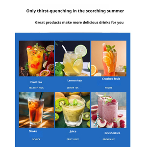 Máquina Comercial de Acero Inoxidable para Triturar Limones, Máquina para Hacer Té de Burbujas, Agitador de Limones para Tiendas de Té - Product Image 3