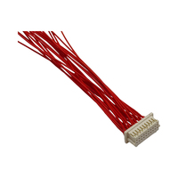 Conector de Bajo Perfil HRS DF20A de Doble Hilera con Paso de 1.0mm, Carcasa para Conexión Placa-Cable, UL10064 28AWG FEP 150C para Computadora y Motocicleta