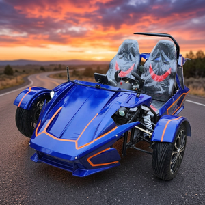 XCEGO Tricycle Électrique à 3 Roues, Buggy Supercar Q235B, Châssis en Acier, Pneus de Voiture, Garantie 1 An, Design Tendance, Chine - Product Image 1