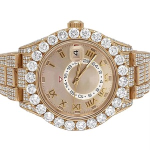 Montre Drioshipping WPass Diamond Tester personnalisée, marque de mode, couleur D, VVS, entièrement sertie de diamants, diamants de laboratoire, acier inoxydable - Product Image 3